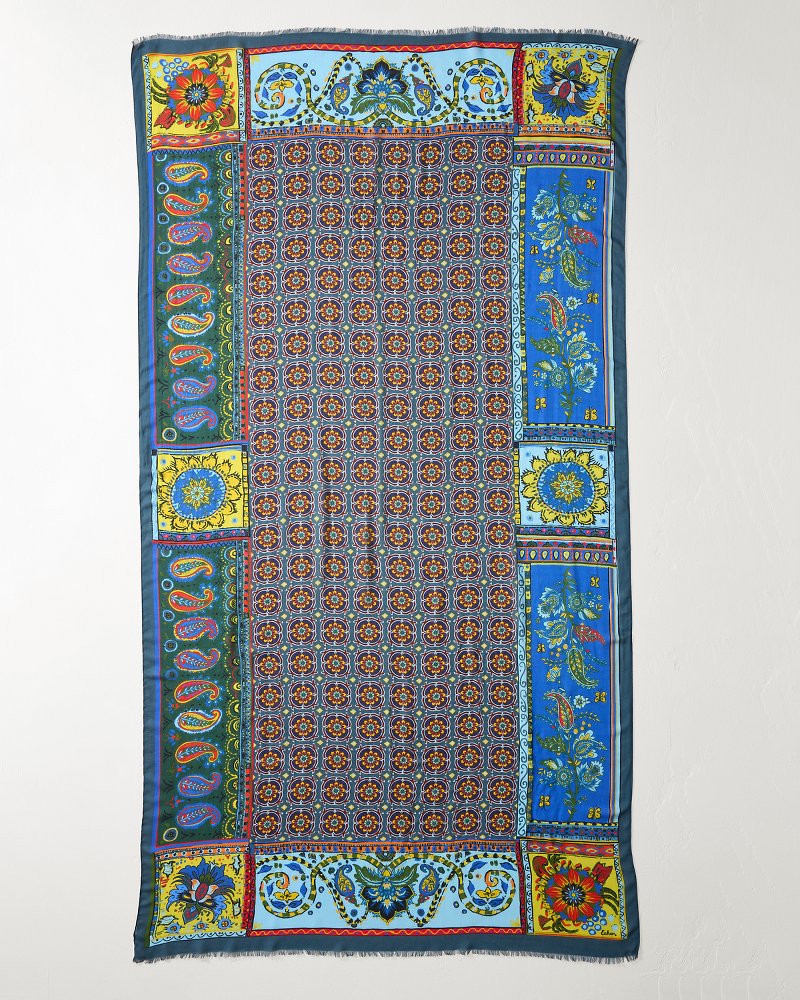 Tommy Bahama Trending - Tile Patch Wrap Scarf