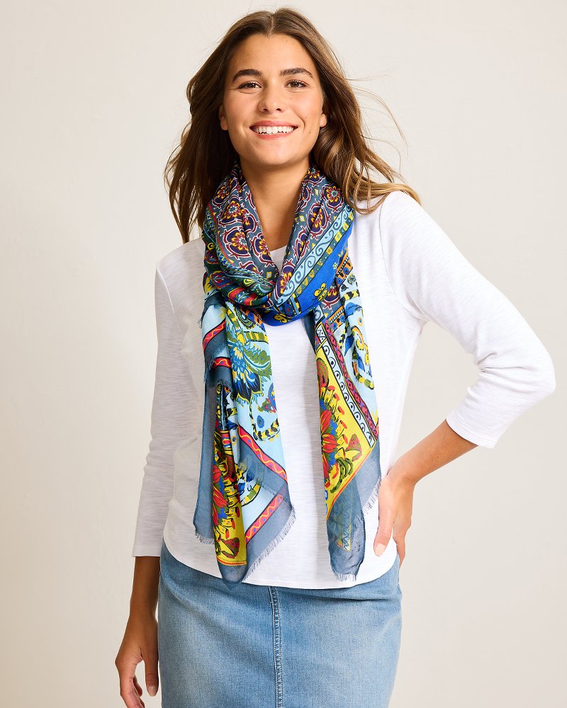 Tommy Bahama Trending - Tile Patch Wrap Scarf