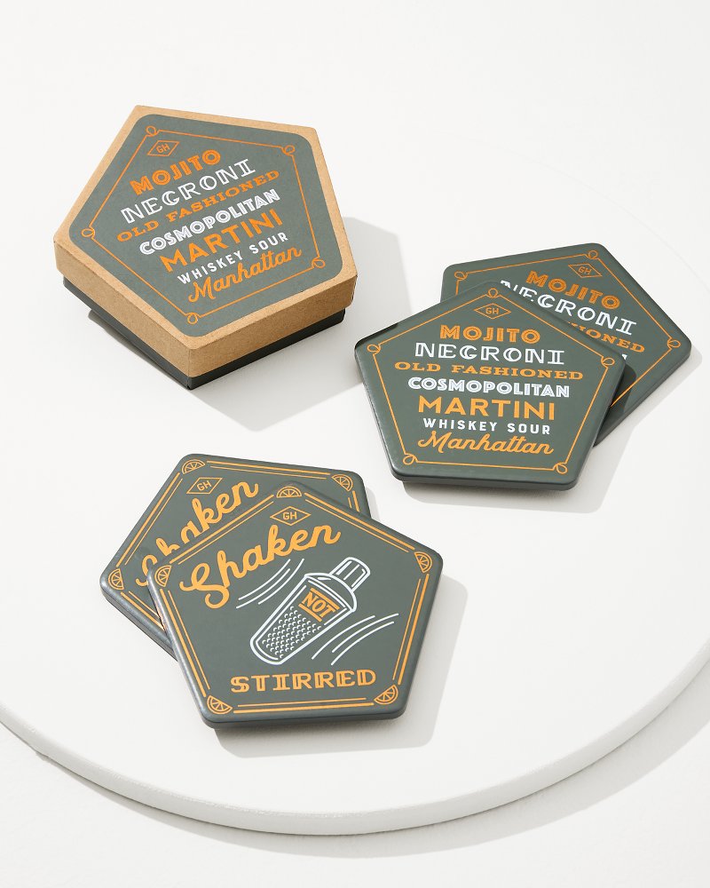 Tommy Bahama Featured - Cocktail Coasters—Set of 4
