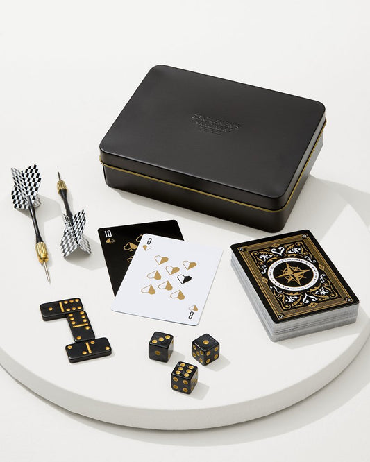 Tommy Bahama Featured - Bar Games Tin Set