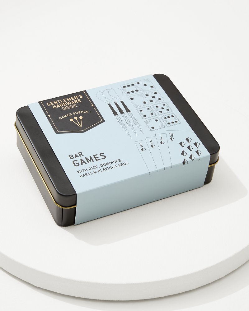 Tommy Bahama Featured - Bar Games Tin Set