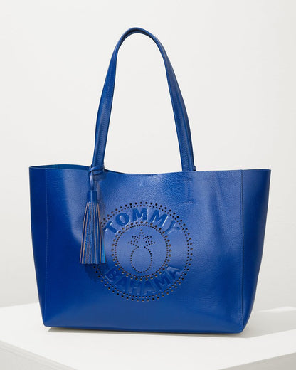Tommy Bahama Smart Buy - Tommy Bahama Perforated Leather Tote