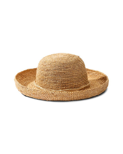 Tommy Bahama New - Maria Packable Raffia Upturn Hat