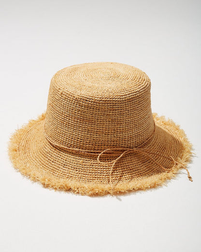 Tommy Bahama Top Pick - Raffia Packable Bucket Hat