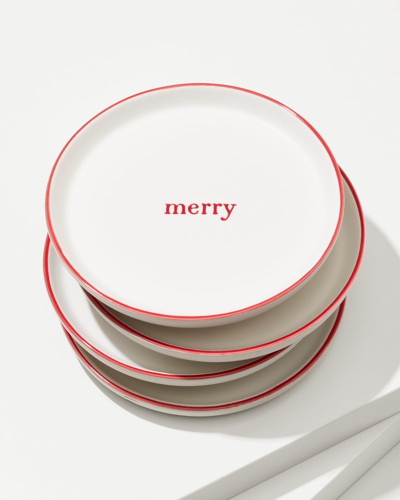 Tommy Bahama Recommended - Holiday Appetizer Plates—Set of 4