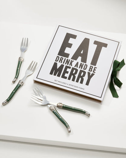 Tommy Bahama Special Offer - Eat, Drink & Be Merry Appetizer Fork Set