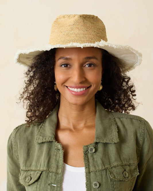 Tommy Bahama Trending - Melissa Lux Fringe Raffia Hat