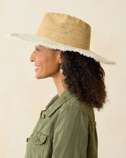 Tommy Bahama Trending - Melissa Lux Fringe Raffia Hat