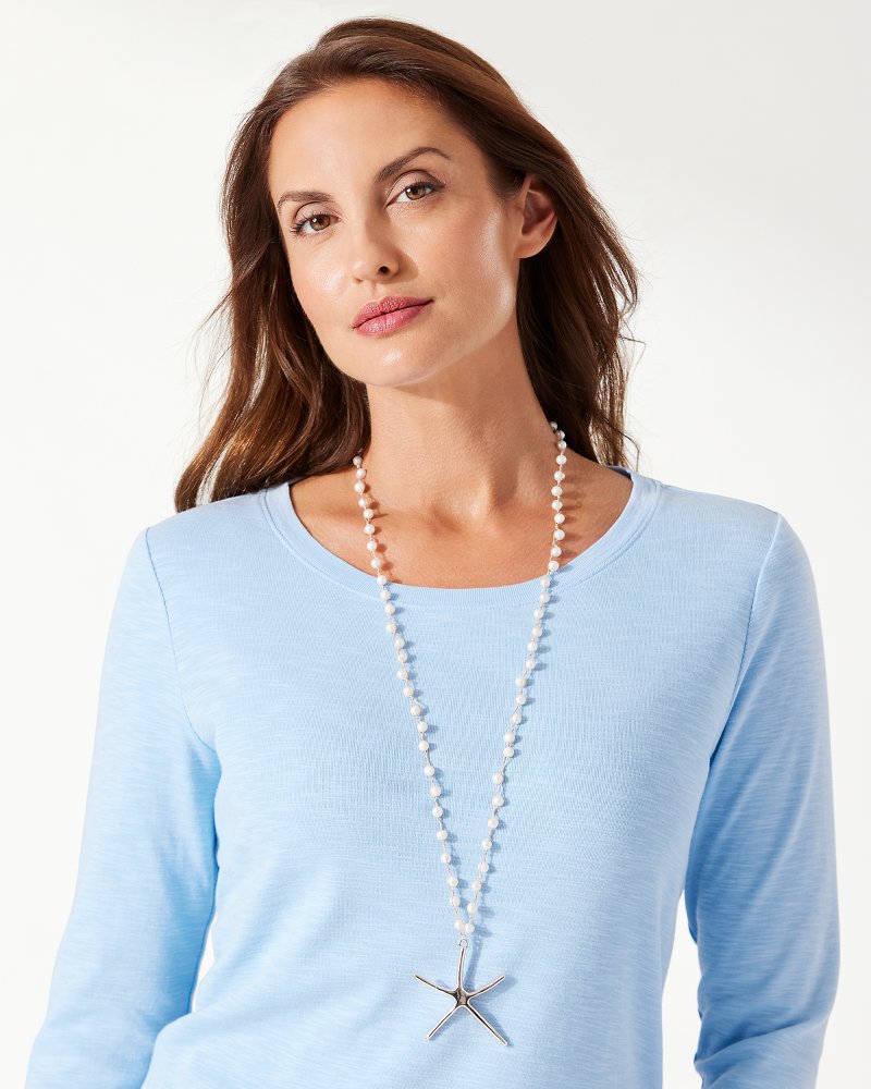 Tommy Bahama Trending - Island Essence Rose Gold Starfish Pendant Necklace