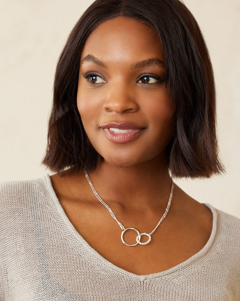 Tommy Bahama Recommended - Island Essence Rose Gold Double-Loop Necklace