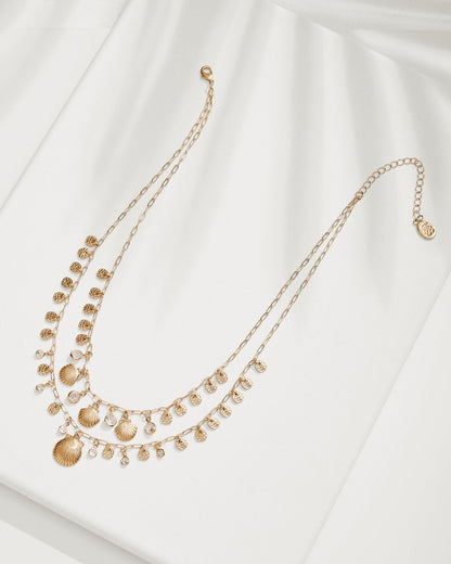 Tommy Bahama Hot Sale - Seaside Layered Charm Statement Necklace