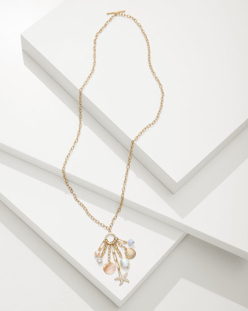 Tommy Bahama New - Sanibel Island Multi-Charm Necklace