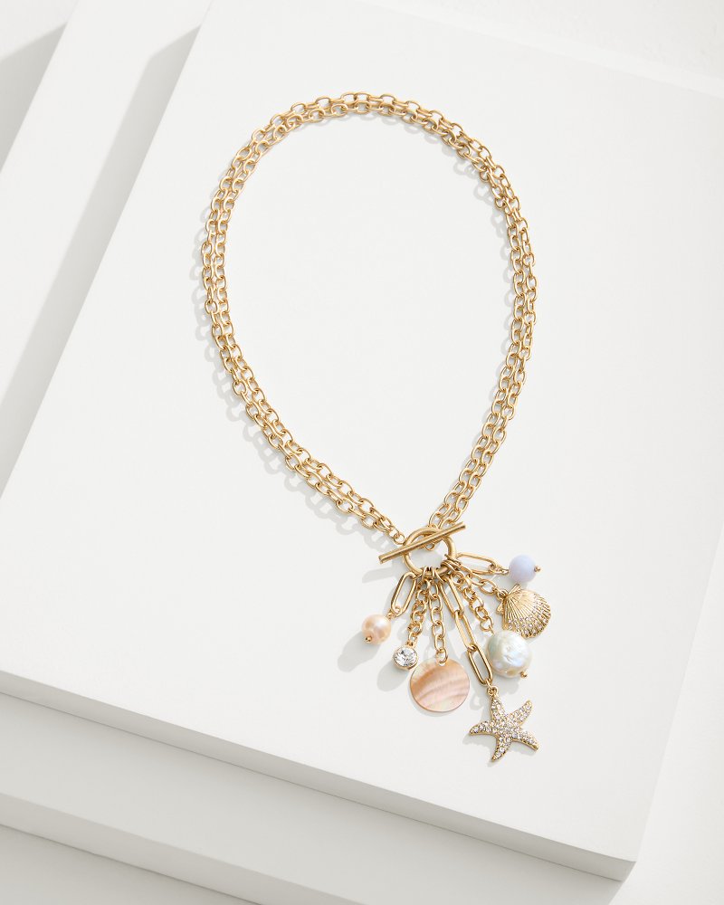 Tommy Bahama New - Sanibel Island Multi-Charm Necklace