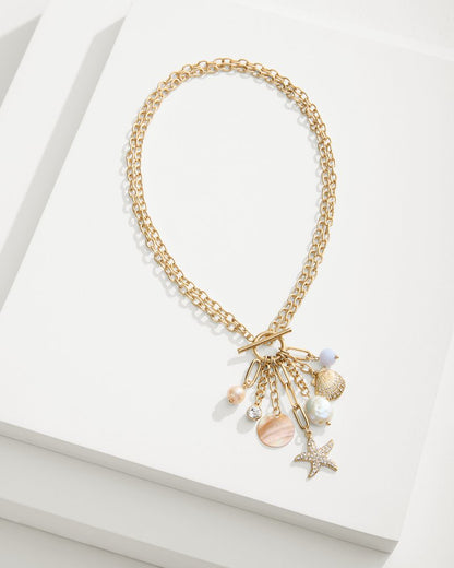 Tommy Bahama New - Sanibel Island Multi-Charm Necklace