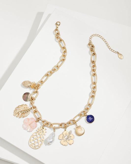 Tommy Bahama Value - Tropical Blooms Statement Charm Necklace
