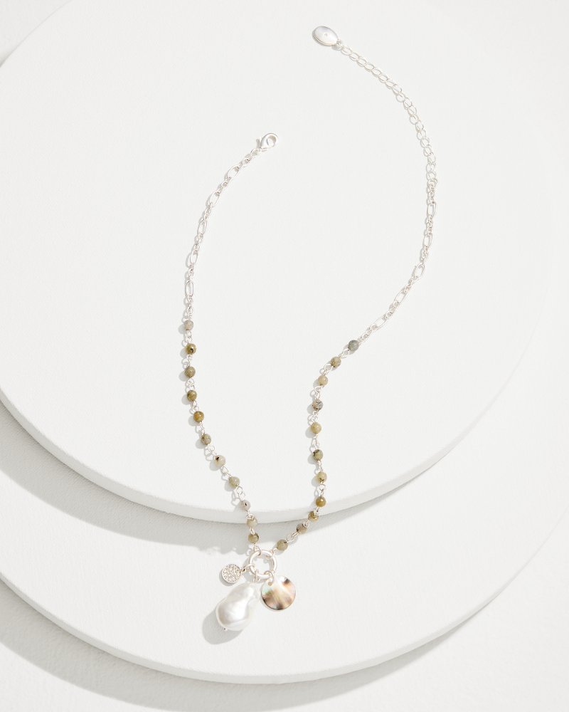 Tommy Bahama Popular - Marco Island Shell and Mother of Pearl Pendant Necklace