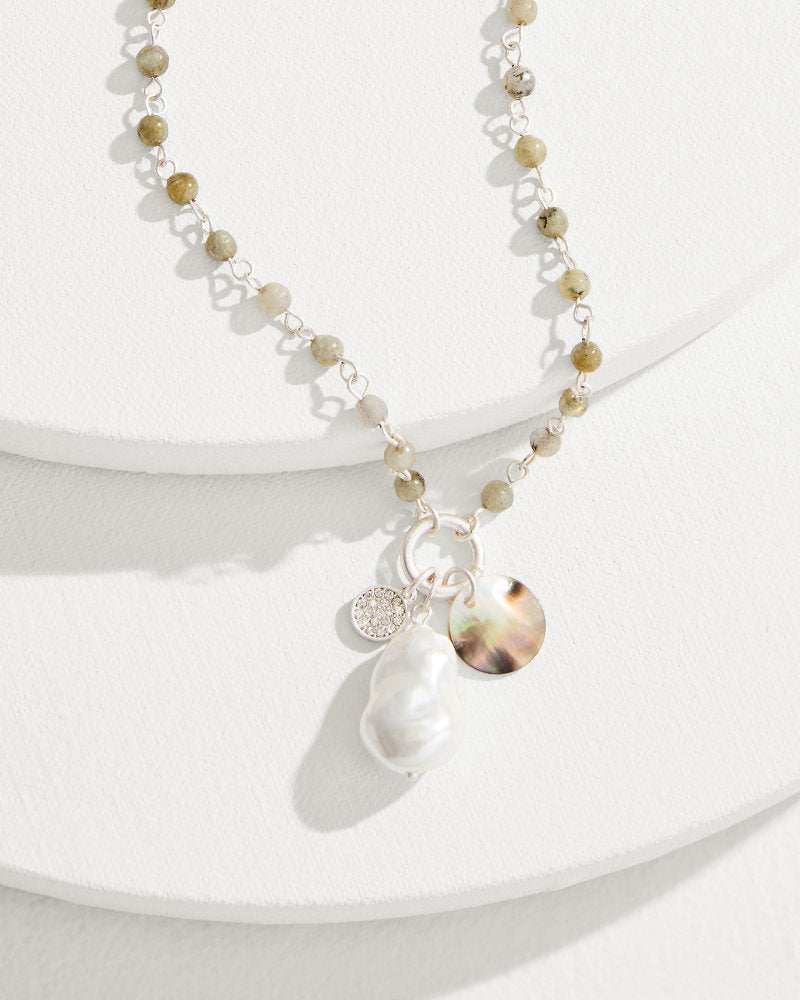 Tommy Bahama Popular - Marco Island Shell and Mother of Pearl Pendant Necklace