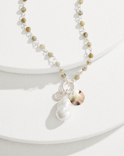 Tommy Bahama Popular - Marco Island Shell and Mother of Pearl Pendant Necklace