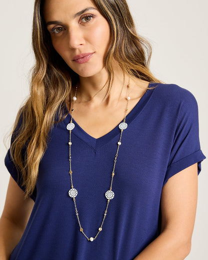Tommy Bahama Deals - Madeira Mother of Pearl Station Necklace