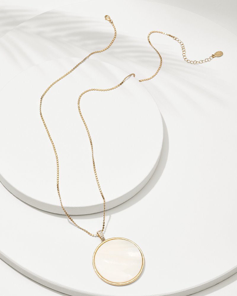 Tommy Bahama Top Pick - Madeira Shell Pendant Necklace