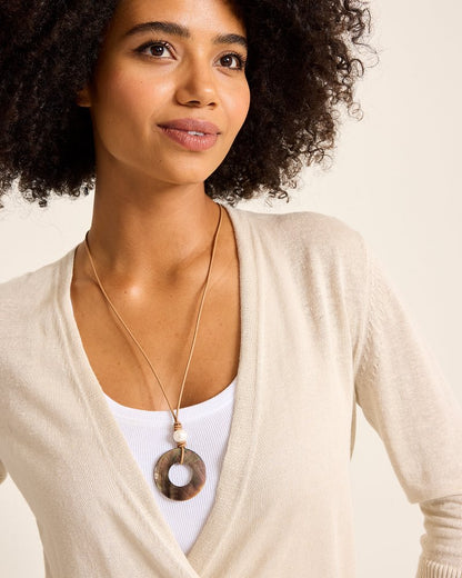 Tommy Bahama Premium - Indigo Shore Grey Shell Pendant Necklace