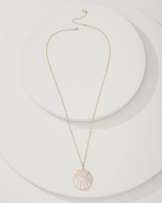 Tommy Bahama Trusted - Moments in Paradise Mother of Pearl and Shell Pendant Necklace