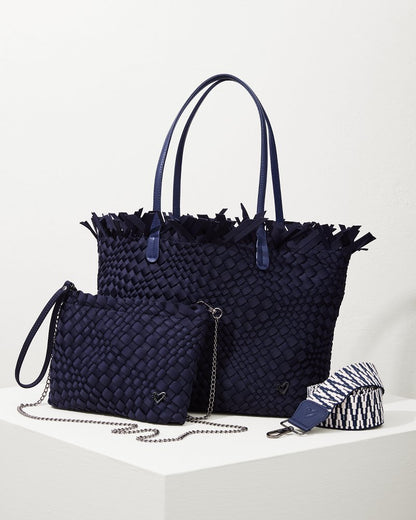 Tommy Bahama Trusted - Vulcan Fringe Top Large Tote & Wristlet