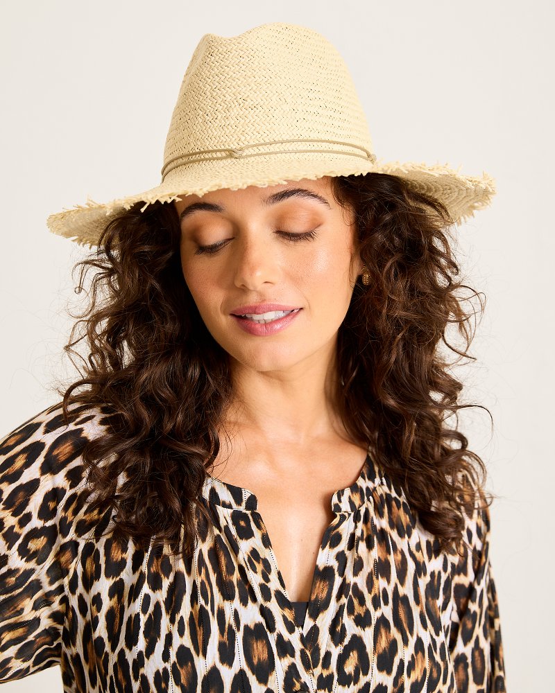 Tommy Bahama Hot Sale - Packable Fringed Continental Hat