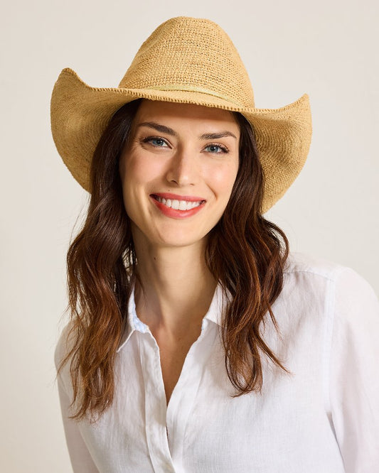 Tommy Bahama Best Seller - Raffia Crochet Cowboy Hat