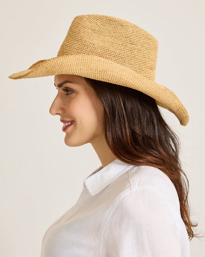 Tommy Bahama Best Seller - Raffia Crochet Cowboy Hat