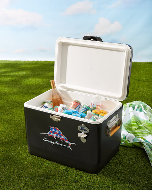 Tommy Bahama Latest - Palm Marlin Black 54-Quart Cooler