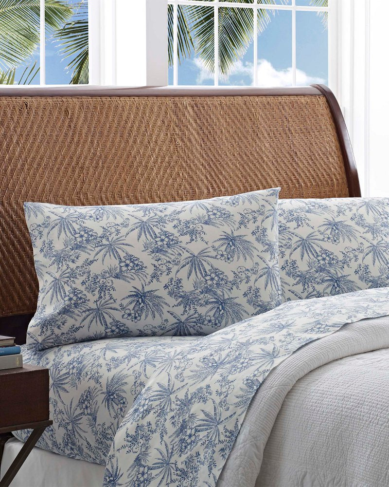 Tommy Bahama Recommended - Pen & Ink Palm Sheet Set, King