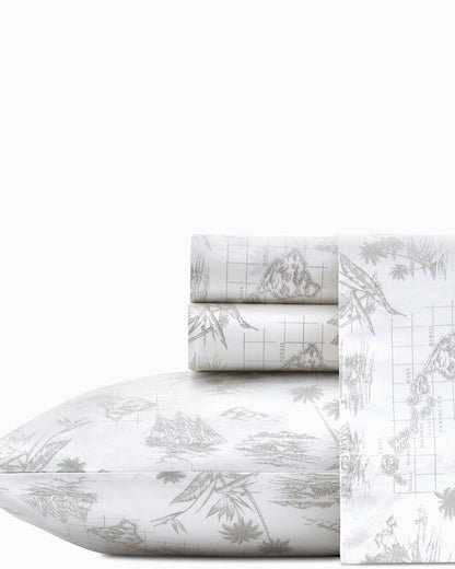Tommy Bahama Deals - Vintage Map Sheet Set, King