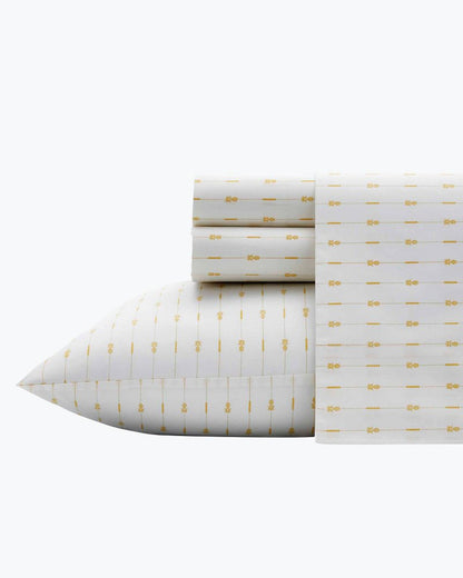 Tommy Bahama Trusted - Pineapple Pinstripe 4-Piece King Sheet Set