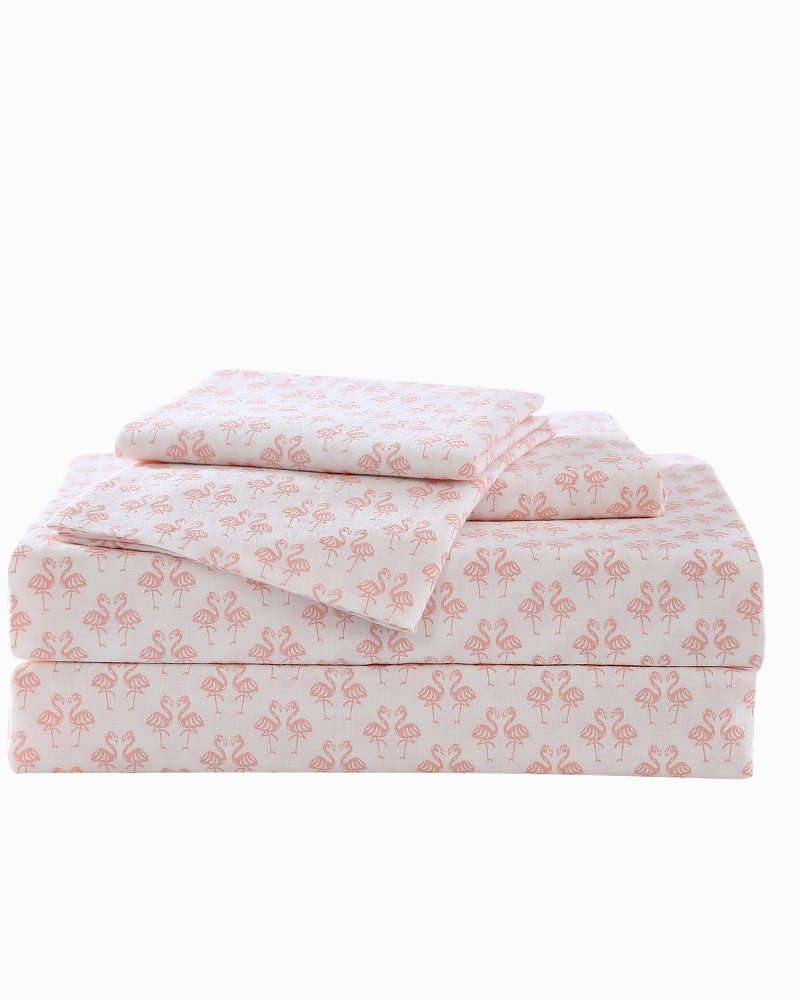 Tommy Bahama Special Offer - Flamingle 4-Piece King Sheet Set