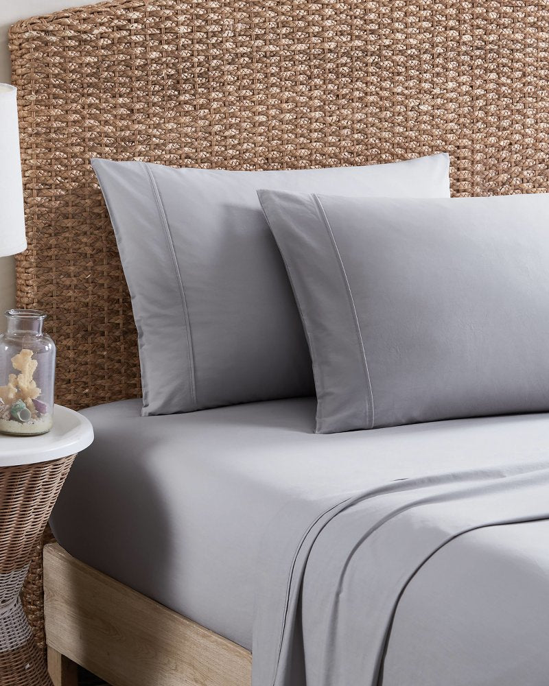 Tommy Bahama Quality - Solid 4-Piece King Sheet Set