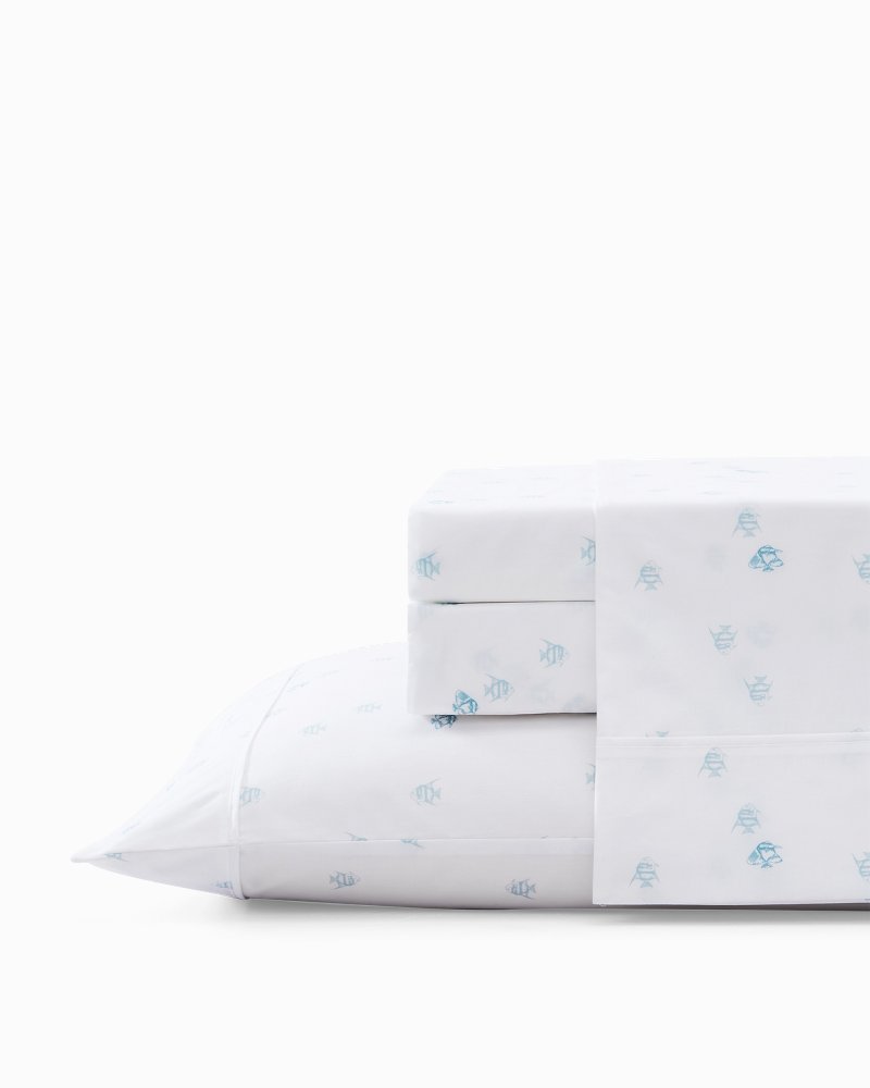 Tommy Bahama Everyday - Angel Fish 4-Piece Queen Sheet Set