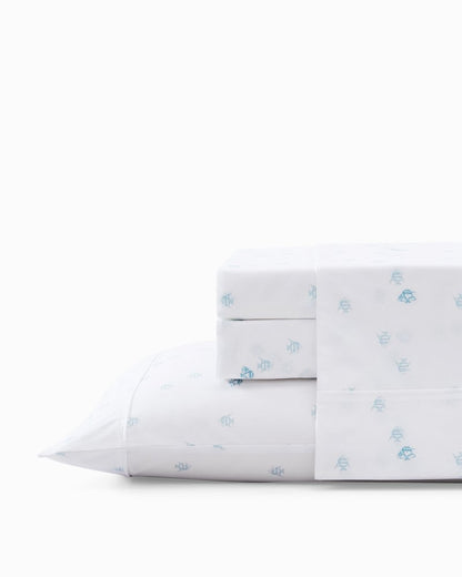 Tommy Bahama Essential - Angel Fish 4-Piece King Sheet Set