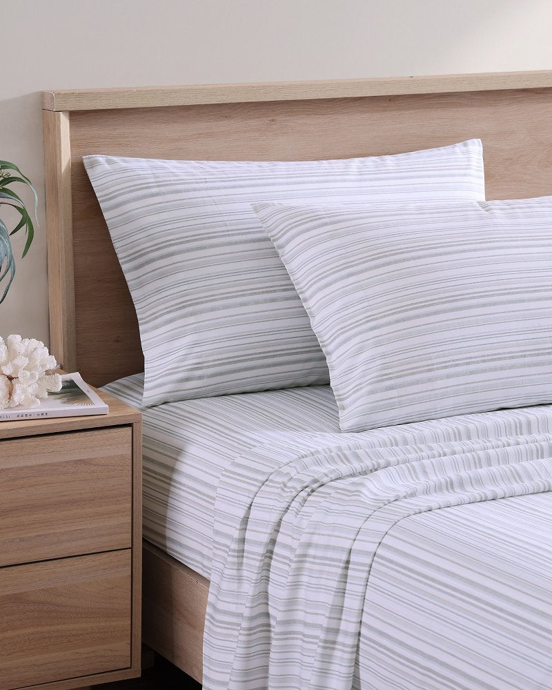 Tommy Bahama Essential - Kahanu Stripe 4-Piece Queen Sheet Set