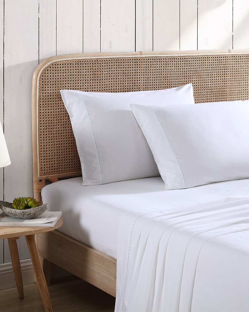 Tommy Bahama Latest - Solid 4-Piece King Sheet Set - Blue