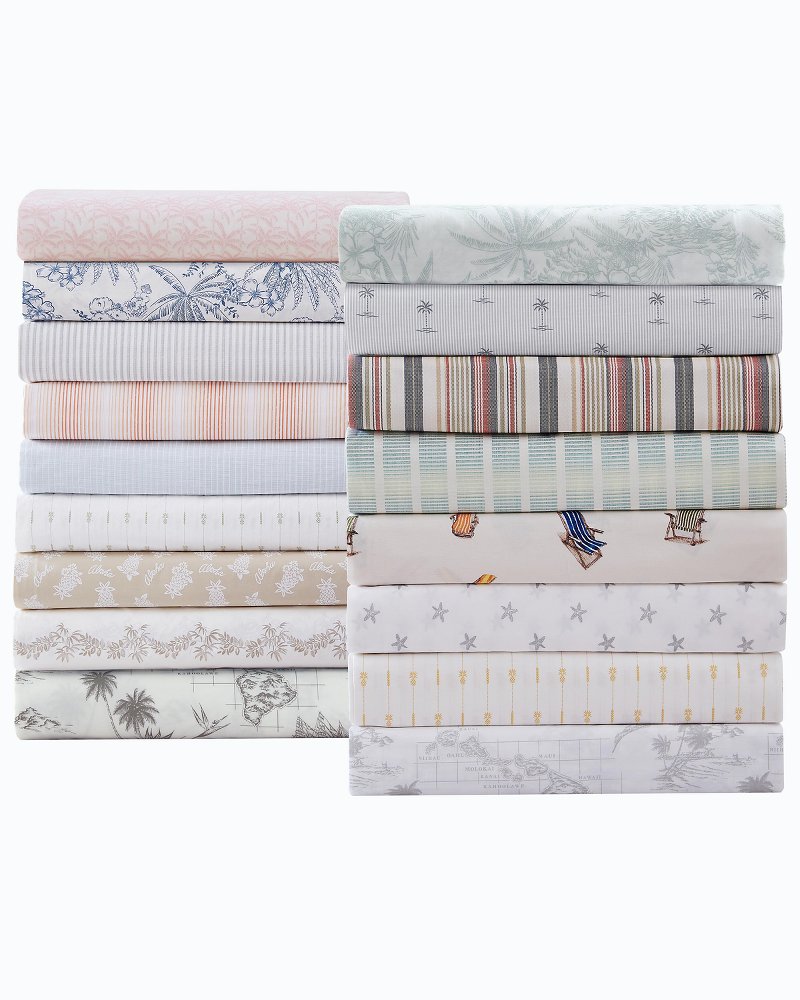 Tommy Bahama Best Seller - Lovely Palms 4-Piece King Sheet Set