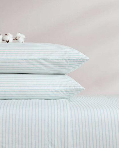Tommy Bahama Premium - Cool Beach Stripe 4-Piece Queen Sheet Set