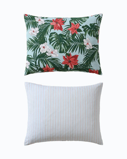Tommy Bahama Quality - Festive Palms Reversible Full/Queen 3-Piece Comforter Set