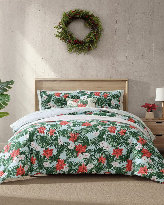 Tommy Bahama Top Pick - Festive Palms Reversible King 3-Piece Comforter Set