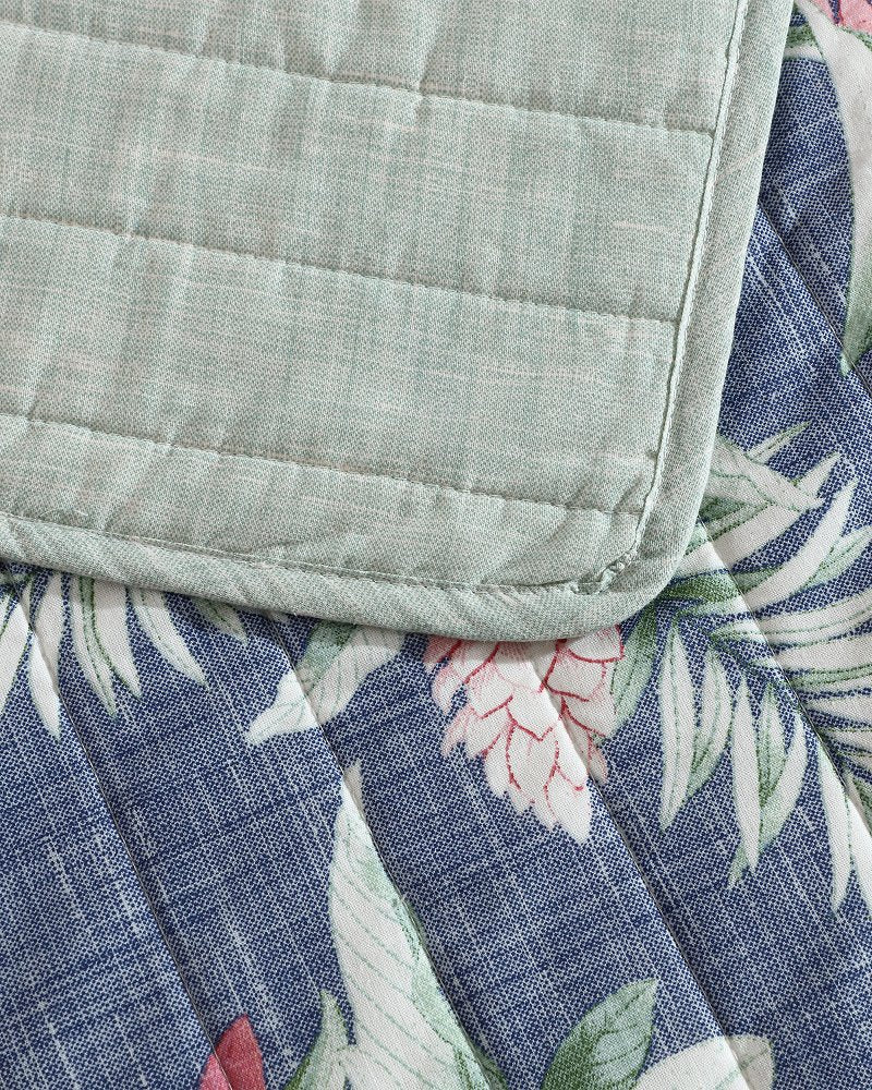 Tommy Bahama Smart Buy - Floral Enchantment Reversible 3-Piece King Quilt Set