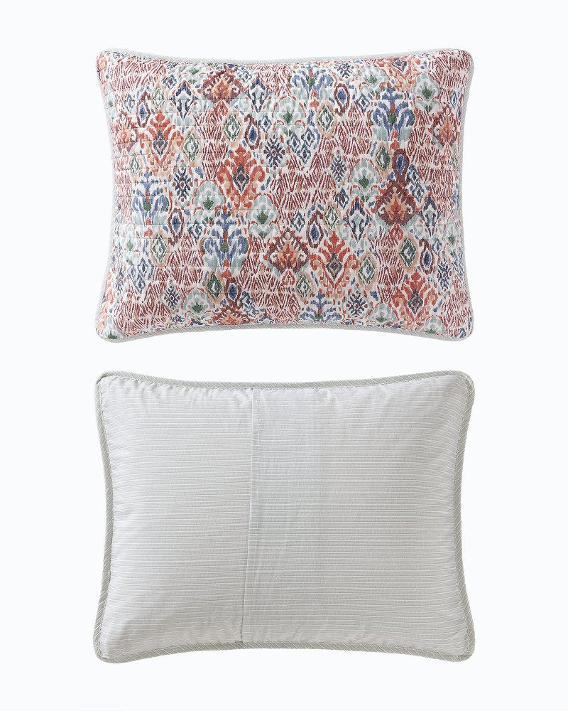 Tommy Bahama Premium - Ikat Tropics Reversible 3-Piece Full/Queen Quilt Set