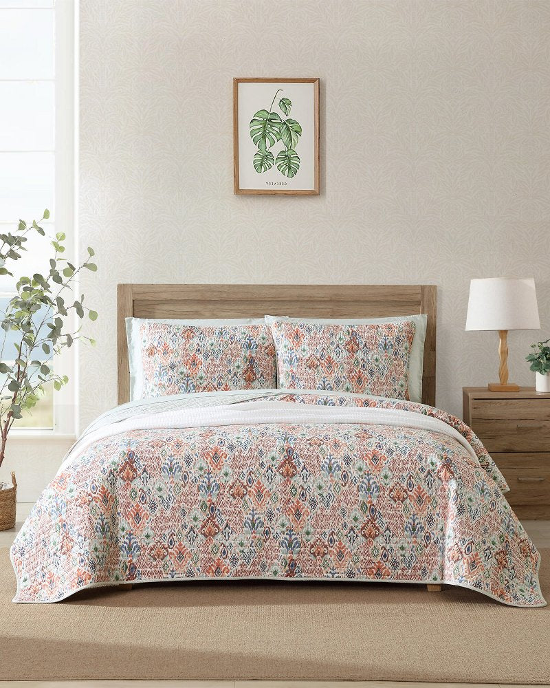 Tommy Bahama Best Seller - Ikat Tropics Reversible 3-Piece King Quilt Set