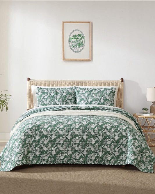 Tommy Bahama Quality - Pineapple Venture 3-Piece Full/Queen Quilt Set
