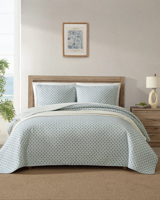 Tommy Bahama Essential - Coastal Batik 3-Piece King Quilt Set