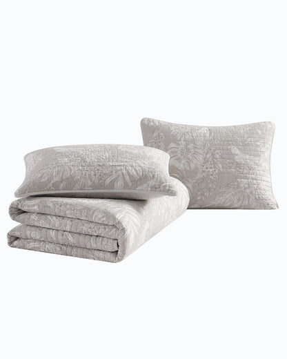 Tommy Bahama Trusted - Jungle Toile Reversible 3-Piece King Quilt Set